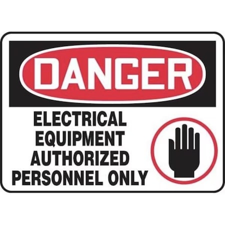 Accuform OSHA DANGER SAFETY SIGN ELECTRICAL MELC015VA MELC015VA